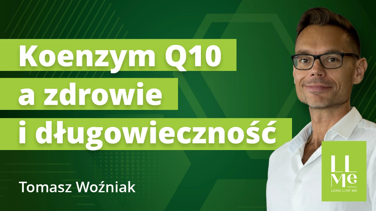 Załaduj film: Tomasz Woźniak - Koenzym Q10 a zdrowie i długowieczność.